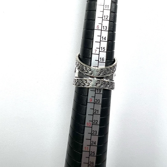 Larimar 925 Gemstone Ring size 7.5 - Picture 3 of 4